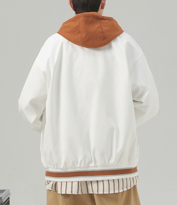 Minimalist printed casual versatile warm and trendy jacket