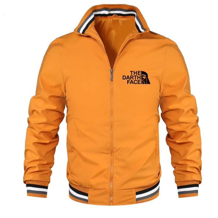 Workwear stand collar trend loose fitting casual sports jacket