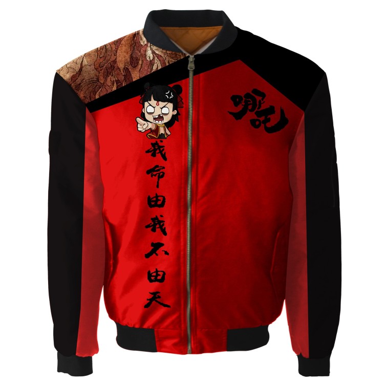 Digital printed casual fashion trend flying jacket