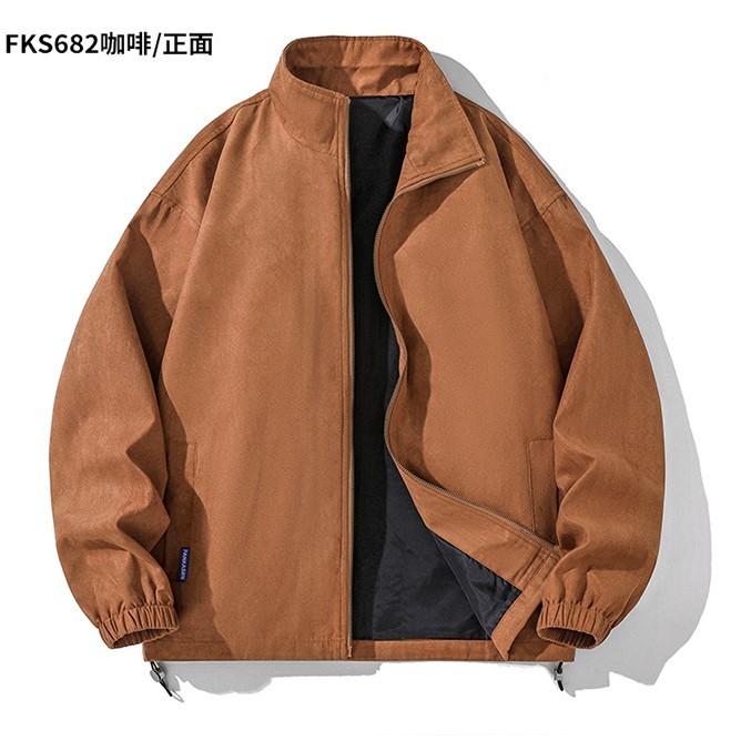 Casual top, deer skin velvet, fashionable and trendy jacket
