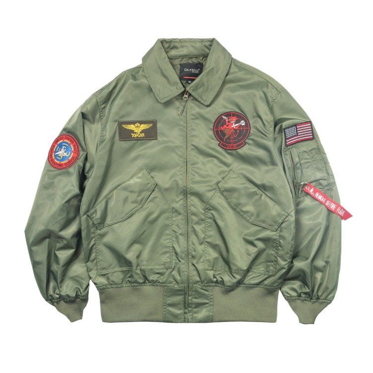 Vintage windproof and waterproof outdoor trend pilot jacket