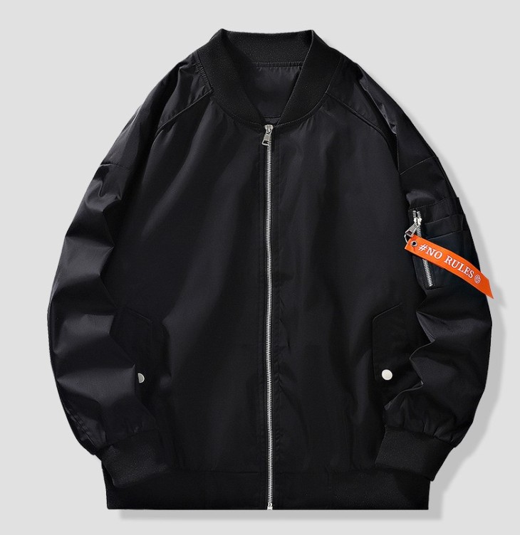 Stand up collar casual zipper jacket cardigan baseball jacket