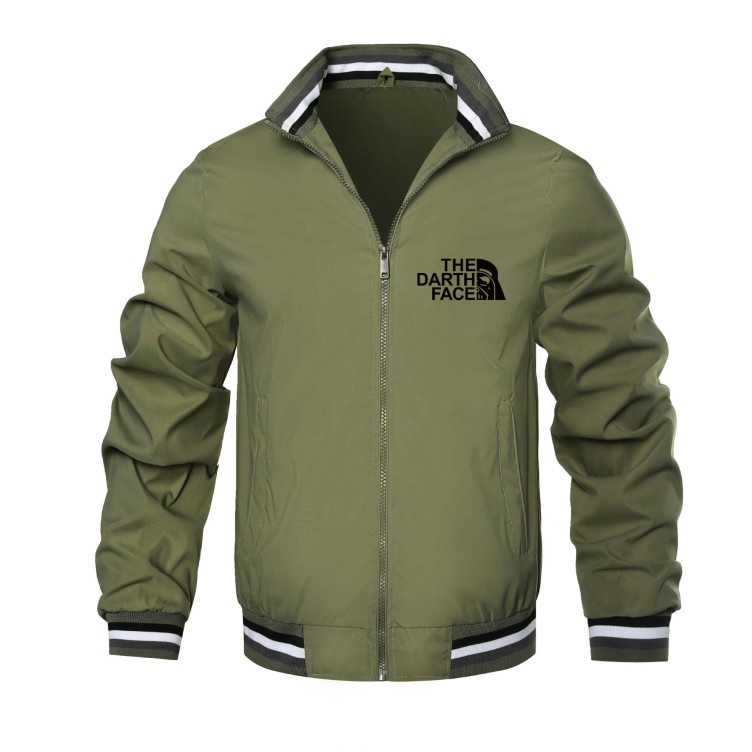 Workwear stand collar trend loose fitting casual sports jacket
