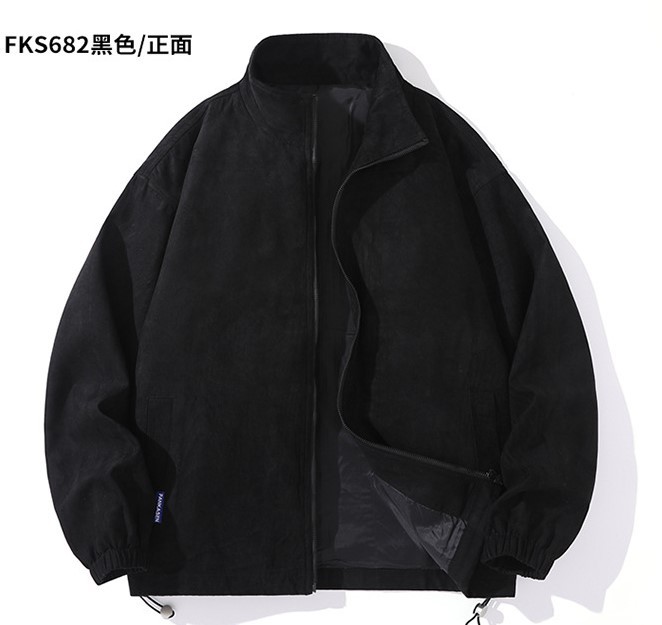 Casual top, deer skin velvet, fashionable and trendy jacket