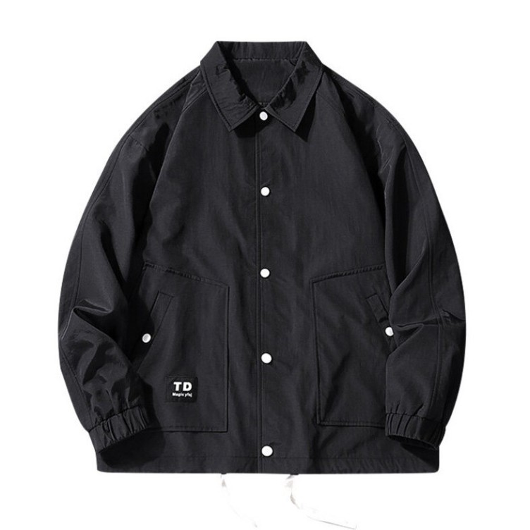 Casual loose fitting trendy work jacket