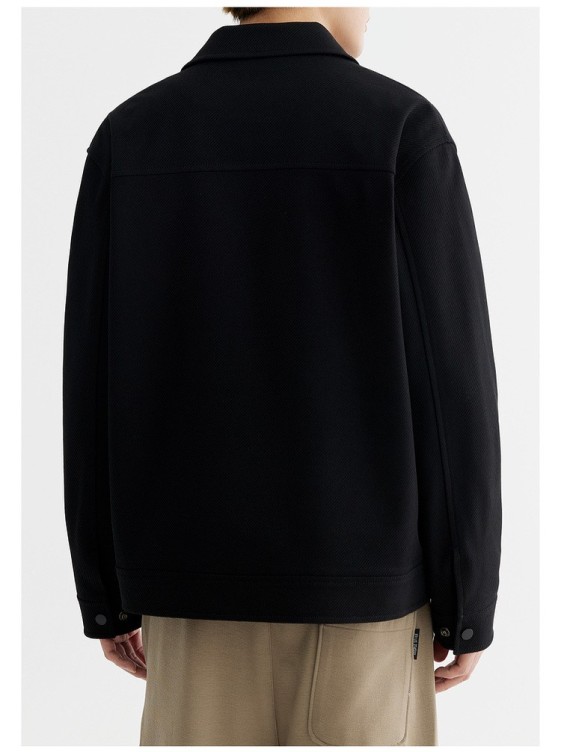Solid color minimalist lapel jacket versatile casual fashion trend jacket