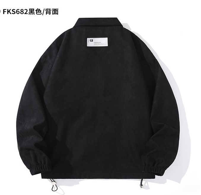 Casual top, deer skin velvet, fashionable and trendy jacket
