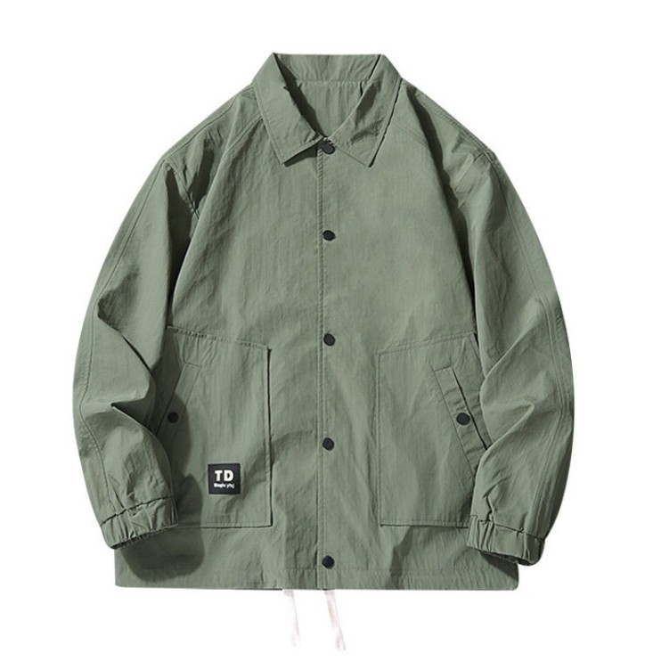 Casual loose fitting trendy work jacket
