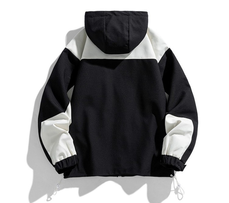 Casual loose hooded fashion trend jacket