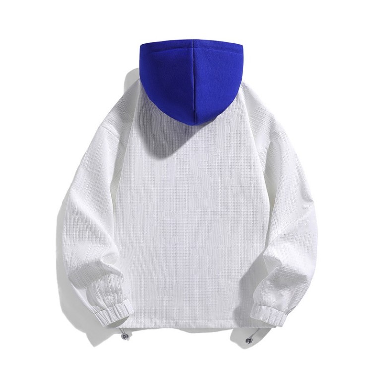Casual loose and versatile fashion trend hooded jacket