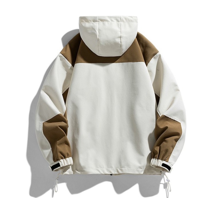 Casual loose hooded fashion trend jacket