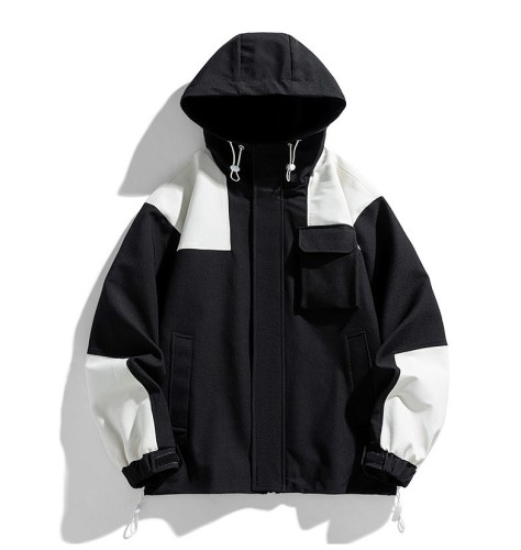 Casual loose hooded fashion trend jacket