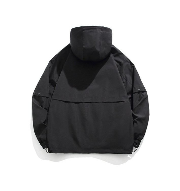 Casual hooded fashion trendy work attire stormtrooper jacket