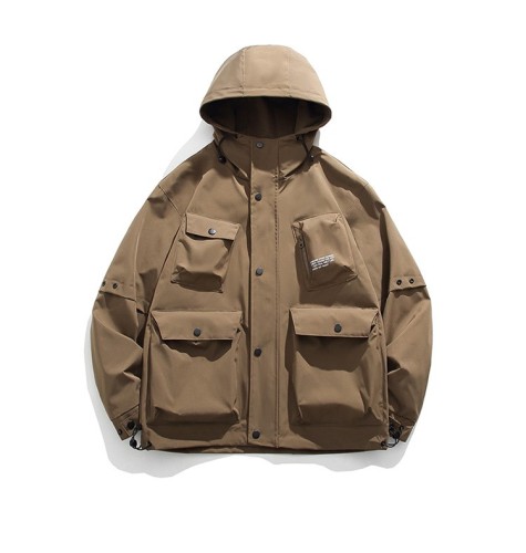 Casual hooded fashion trendy work attire stormtrooper jacket