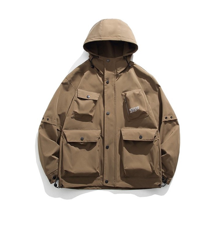 Casual hooded fashion trendy work attire stormtrooper jacket