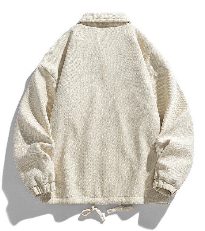 Casual loose fitting fashion trend work jacket