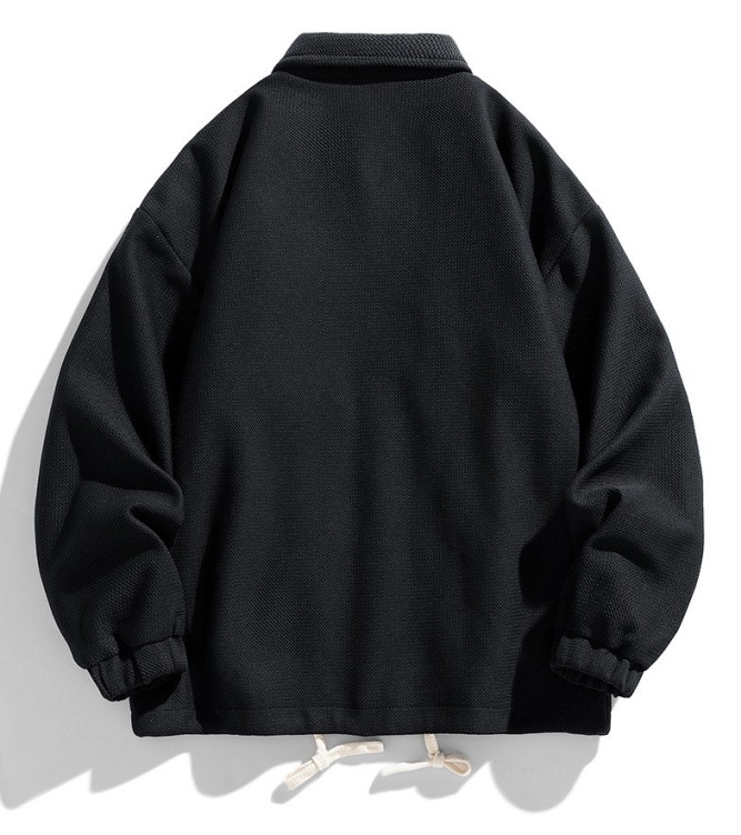 Casual loose fitting fashion trend work jacket