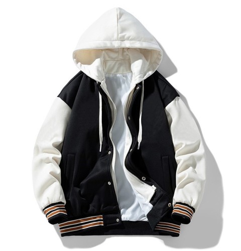 Loose casual and fashionable baseball jacket trend jacket