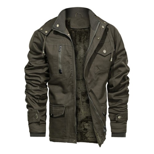 Casual loose plush fashionable workwear trend jacket