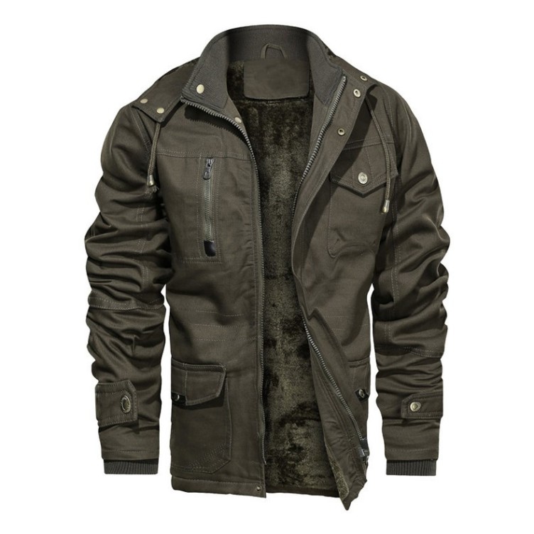 Casual loose plush fashionable workwear trend jacket