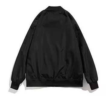 Casual loose fitting flight suit fashion trend jacket