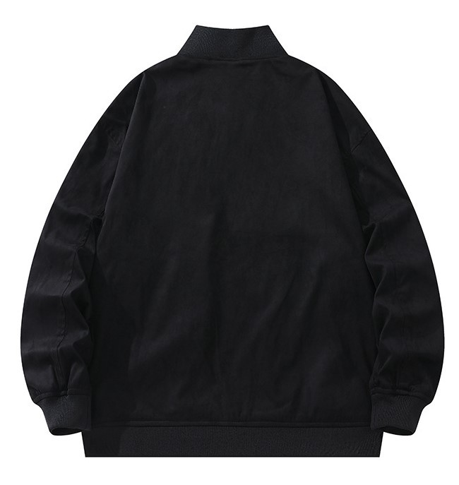 Loose fitting casual pilot fashion baseball suit trend jacket