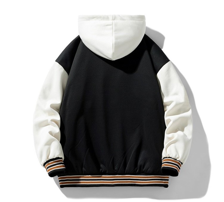 Loose casual and fashionable baseball jacket trend jacket