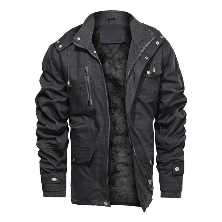Casual loose plush fashionable workwear trend jacket