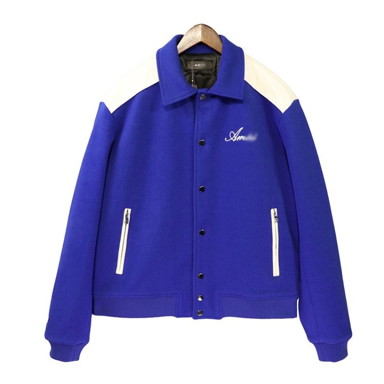 Spliced pilot loose and versatile casual trend jacket