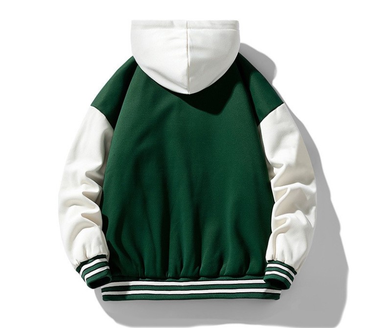 Loose casual and fashionable baseball jacket trend jacket