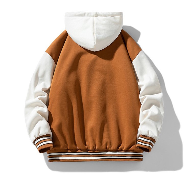 Loose casual and fashionable baseball jacket trend jacket