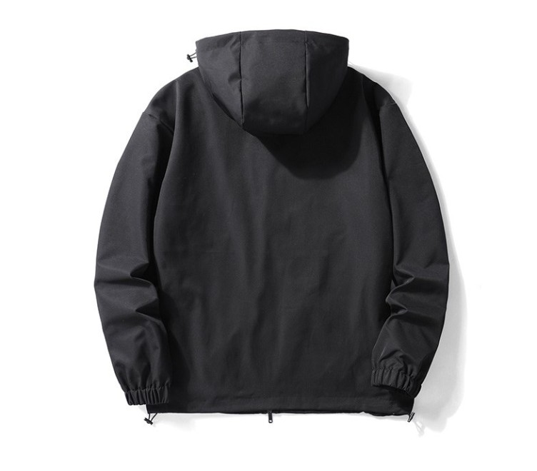 Loose and versatile hooded casual trendy jacket