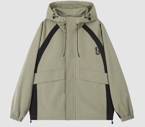 Retro casual work attire stormtrooper hooded outdoor trendy jacket