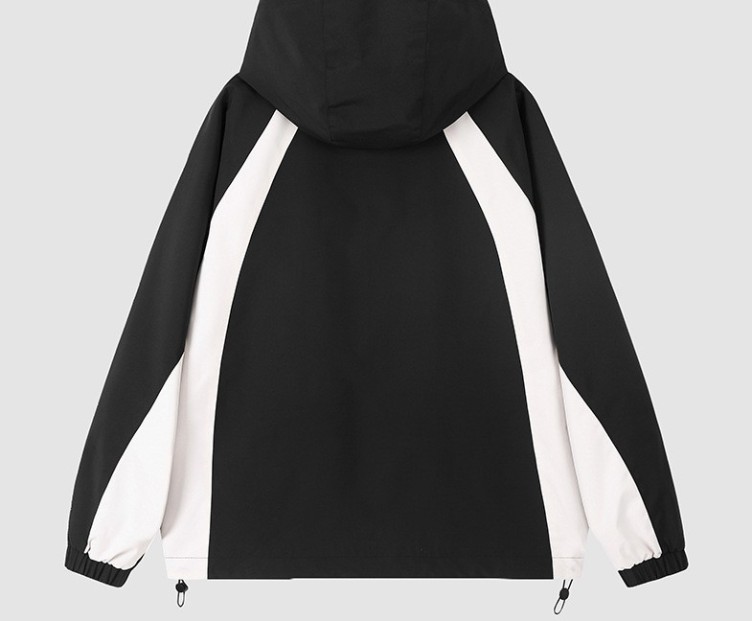 Retro casual work attire stormtrooper hooded outdoor trendy jacket