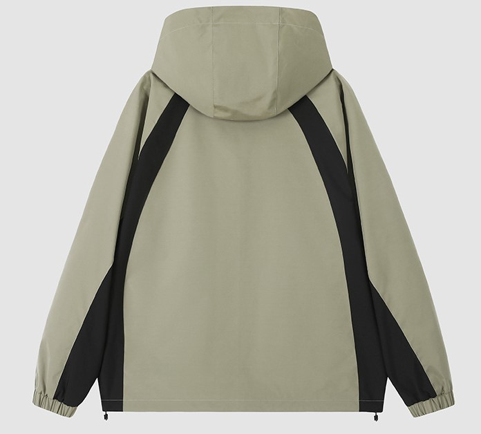 Retro casual work attire stormtrooper hooded outdoor trendy jacket