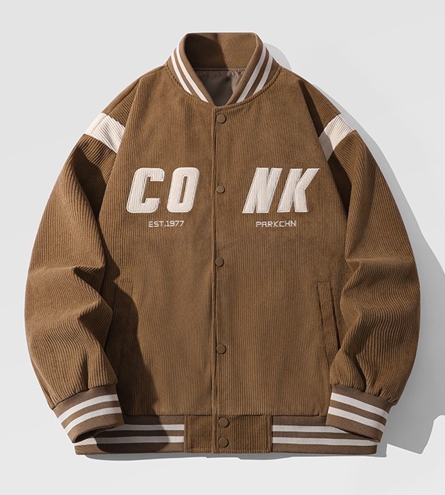 Letter Casual Sports Baseball Suit Fashion Trendy Jacket