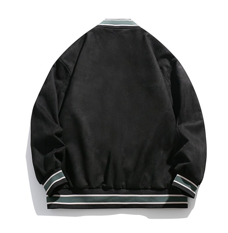 Embroidered Loose Fitting Casual Baseball Suit Trendy Jacket