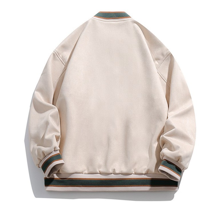 Embroidered Loose Fitting Casual Baseball Suit Trendy Jacket