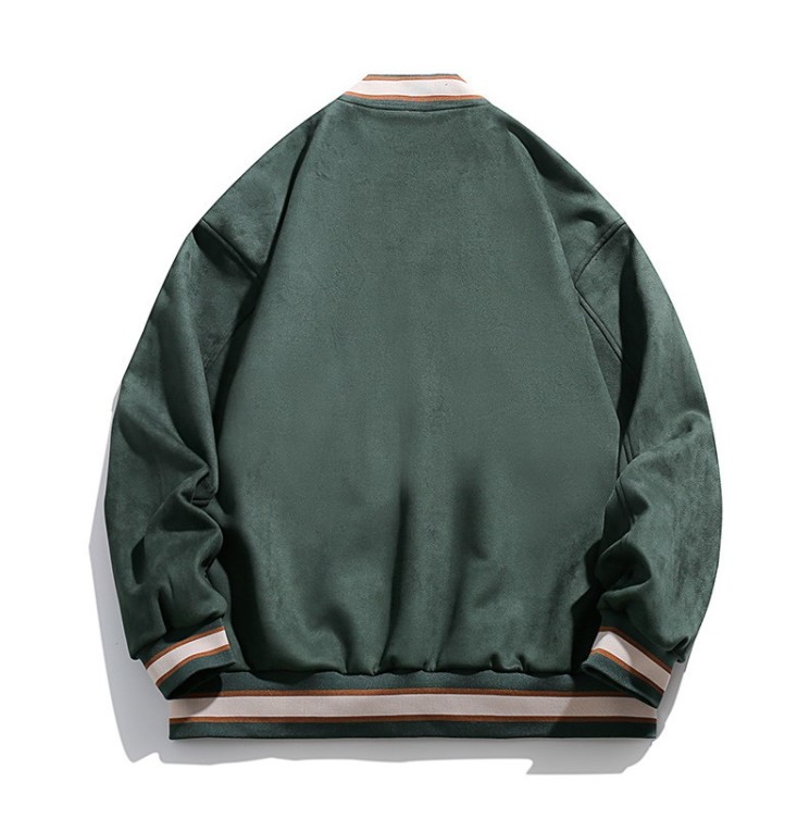 Embroidered Loose Fitting Casual Baseball Suit Trendy Jacket