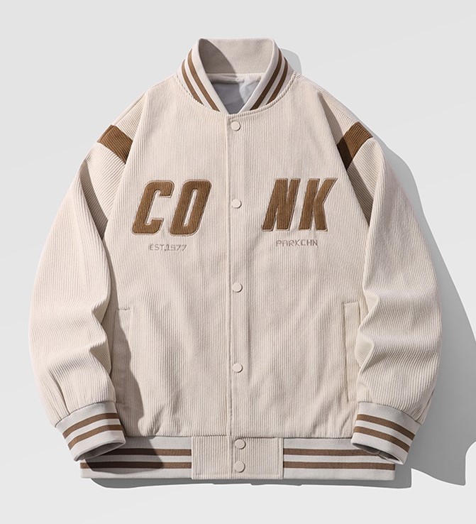 Letter Casual Sports Baseball Suit Fashion Trendy Jacket