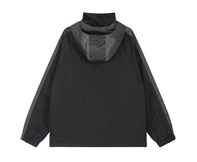 Contrast Patchwork Trench Casual Jacket