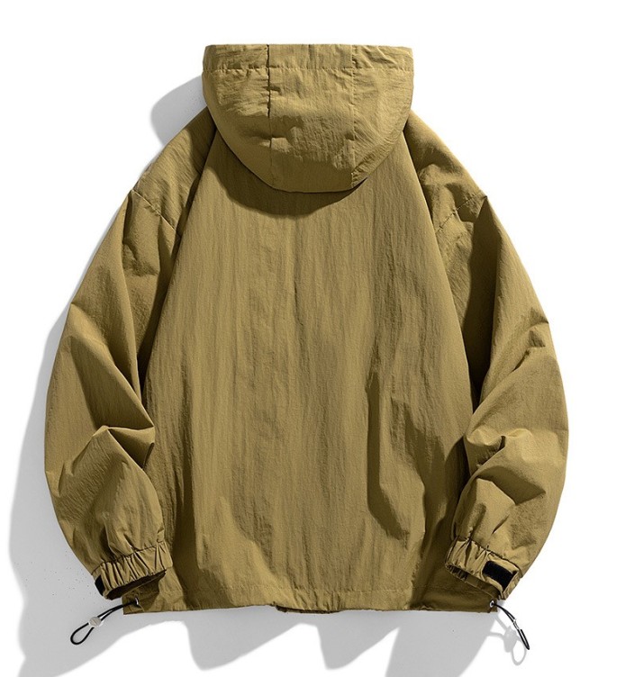 Hooded Windbreaker Loose Casual Jacket