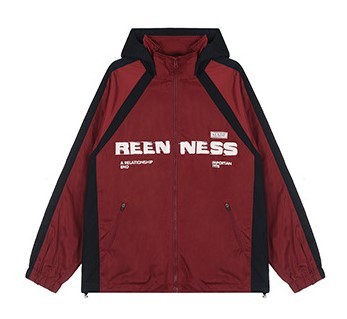 Contrast Patchwork Trench Casual Jacket