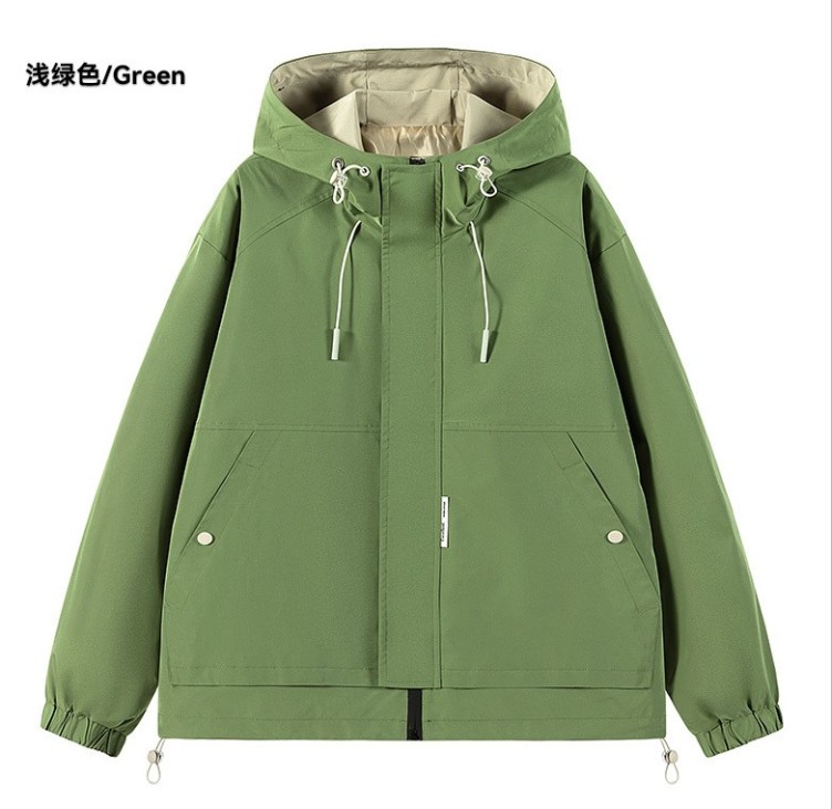 Outdoor Trend Loose Fitting Hooded Jacket