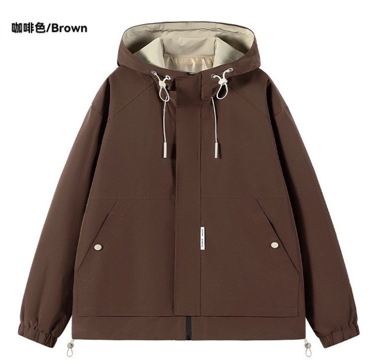 Outdoor Trend Loose Fitting Hooded Jacket