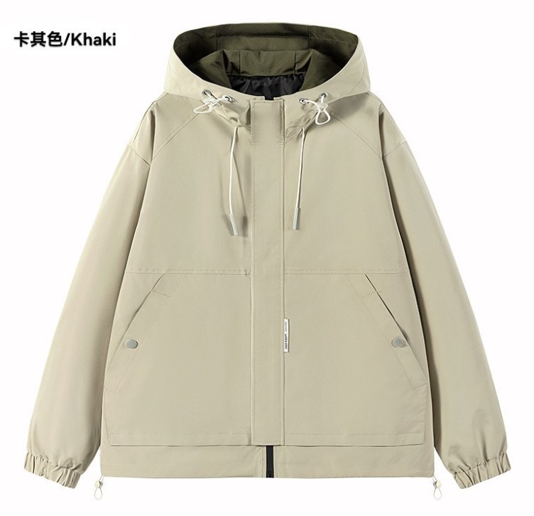Outdoor Trend Loose Fitting Hooded Jacket