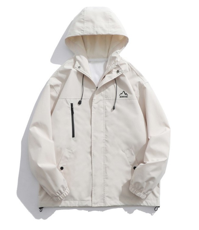 Outdoor Casual Loose Fitting Work Clothes Hooded Jacket