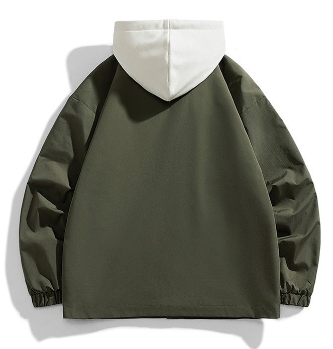 Loose Trend Versatile Hooded Work Jacket