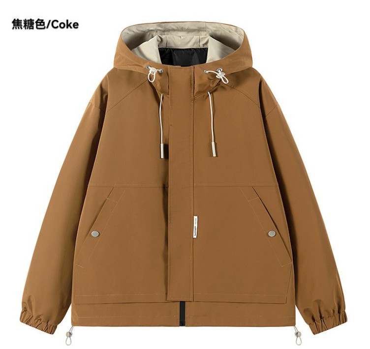 Outdoor Trend Loose Fitting Hooded Jacket