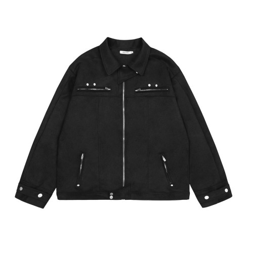 Casual versatile design motorcycle style jacket